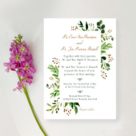 Evergreen Wedding Invitation