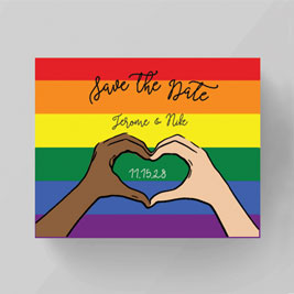 Love Pride Save the Date Invitation