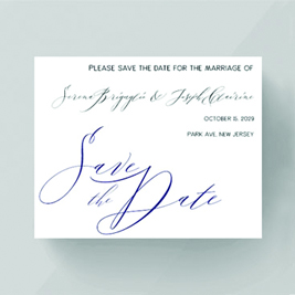 Simply Classic Save the Date Invitation